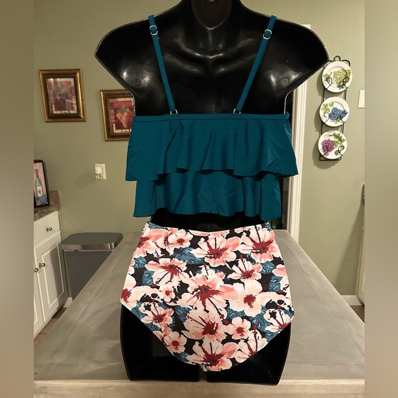 VeMee Bikini Swimsuit for Women High Waisted Bikini Two Piece Tankini Size S - Picture 7 of 11